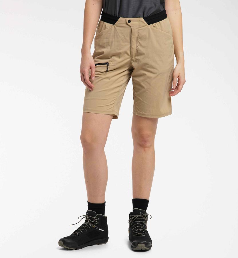 Haglöfs Womens L.I.M Fuse Shorts Khaki New Zealand 70139HMGR